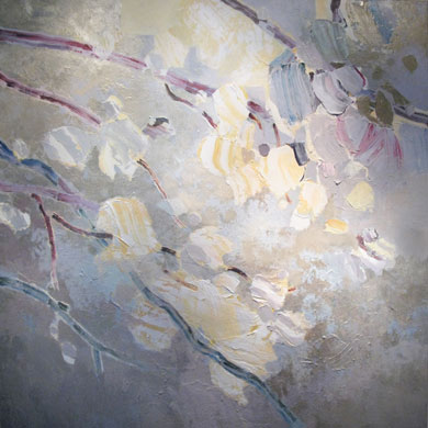 schilderij ochtend van beeldend kunstenaar Ciska van der Meer