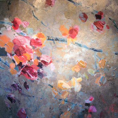 schilderij herfst van beeldend kunstenaar Ciska van der Meer